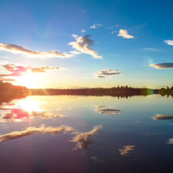 Kesäyön muisto Ounasjoelta